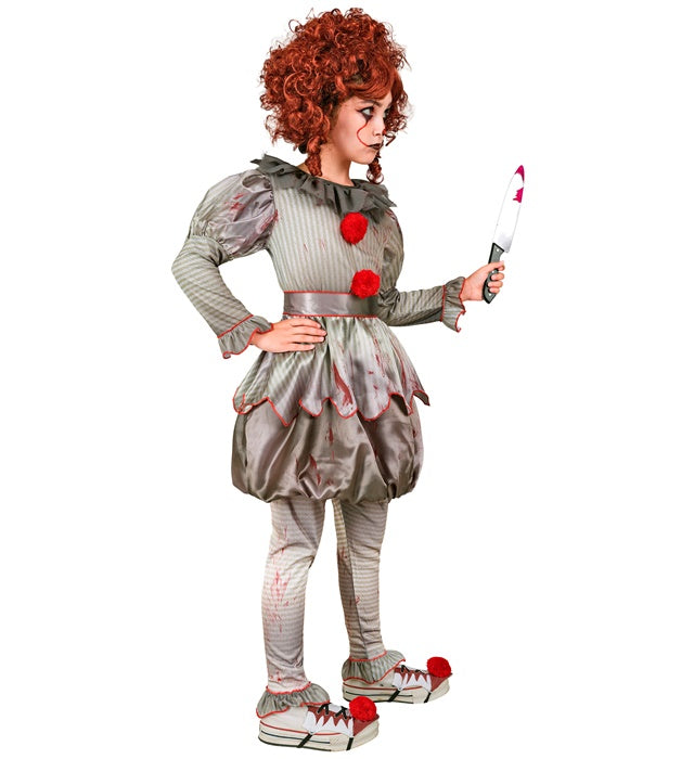 Horror Clown  Dress, Leggings, Belt, Shoe Covers 