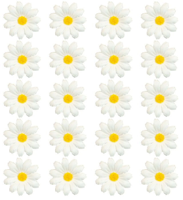 Set Of 20 Decorative Daisy Flowers