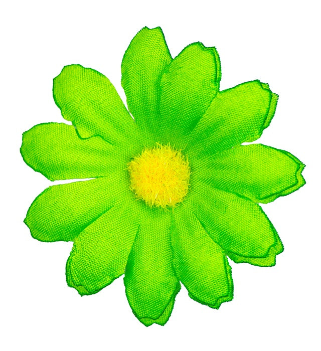 Set Of 20 Decorative Green Flowers