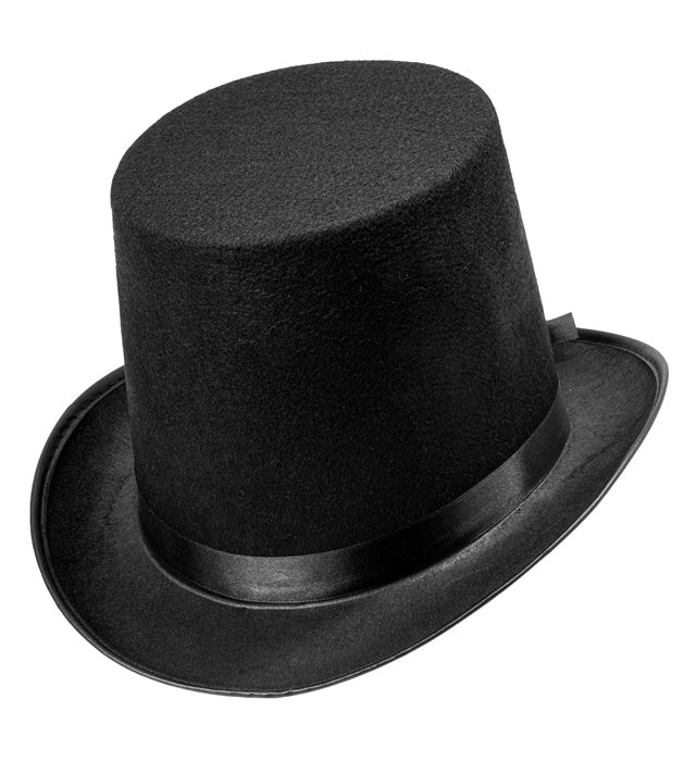 Maxi Black Top Hat Felt 16 Cm