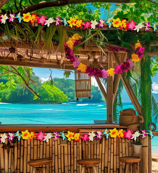Multicolor Flower Garland 3 M 