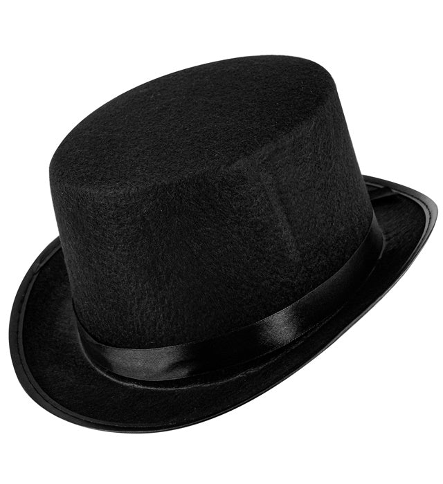 Black Top Hat Felt 12 Cm
