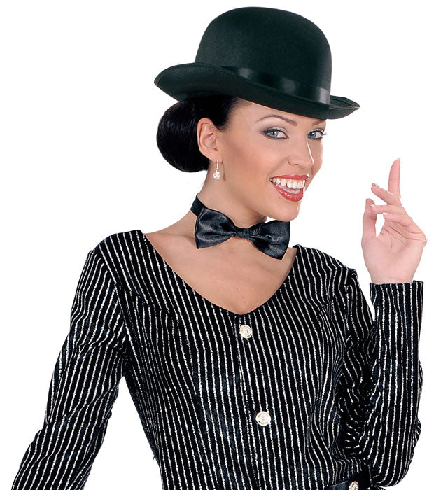 Black Bowler Hat Felt