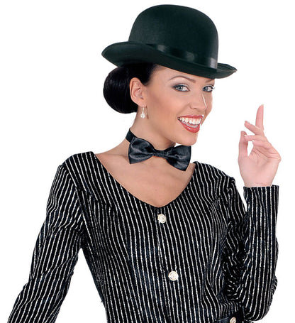 Black Bowler Hat Felt
