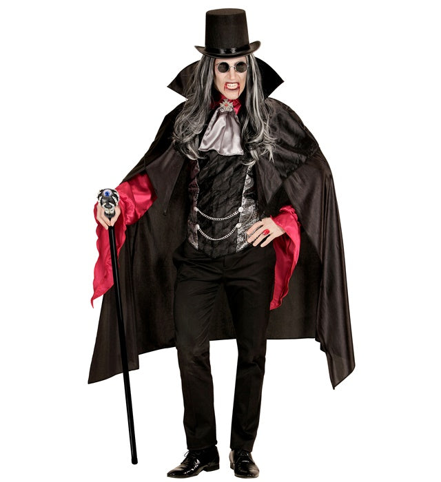 Collapsible Skeleton Cane With Floating Eye 110 Cm