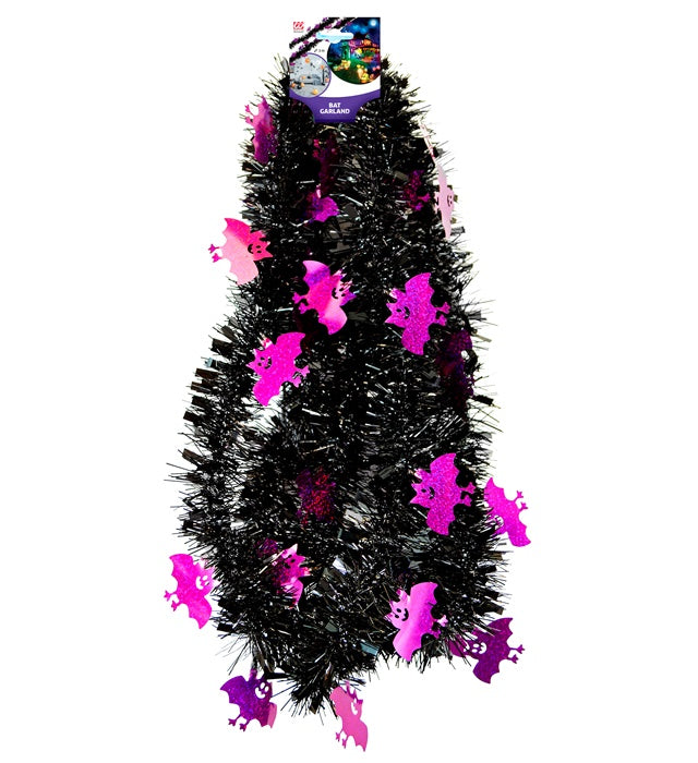 Bat Tinsel Garland 3 M
