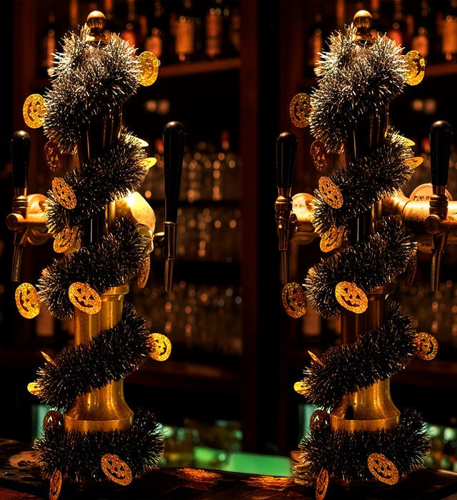 Pumpkin Tinsel Garland 3 M