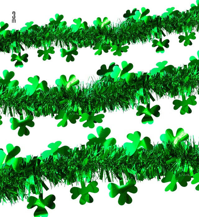 St. Patrick'S Day Tinsel Garland 3 M