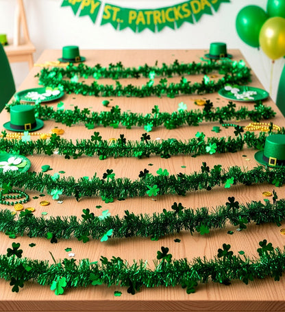 St. Patrick'S Day Tinsel Garland 3 M