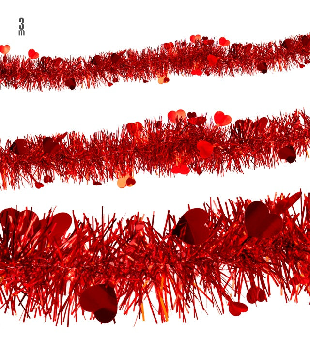 St. Valentine'S Day Tinsel Garland 3 M