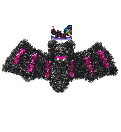 Tinsel Bat 46X16 Cm