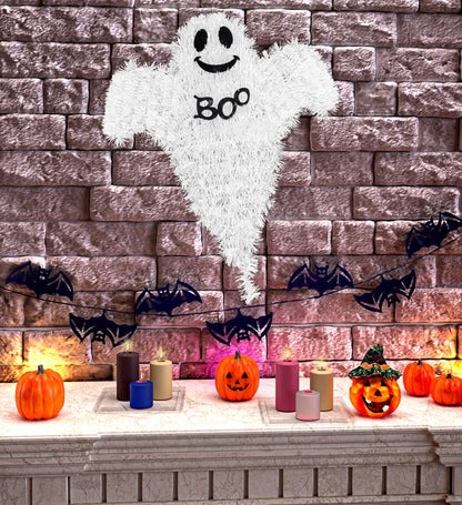 Tinsel Ghost 32X37 Cm