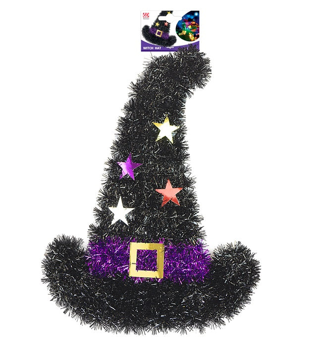 Tinsel Witch Hat 41X30 Cm