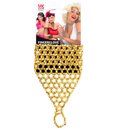 Beaded Fingerglove Gold