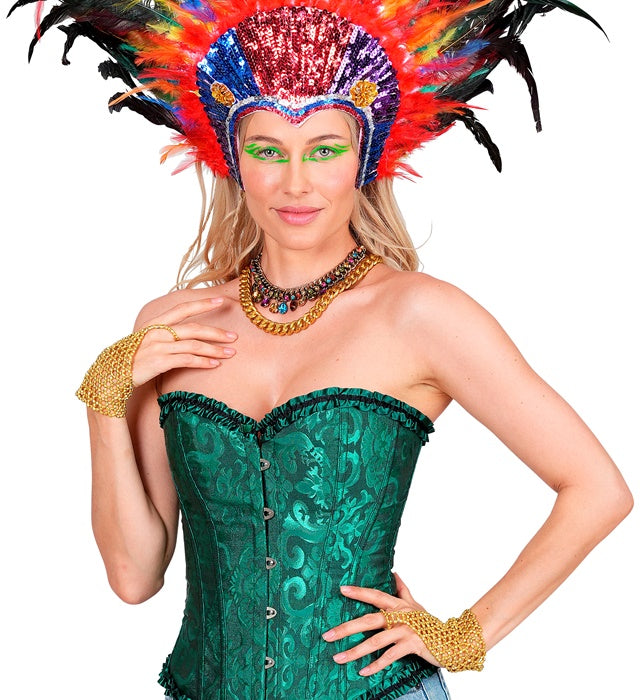 Beaded Fingerglove Gold
