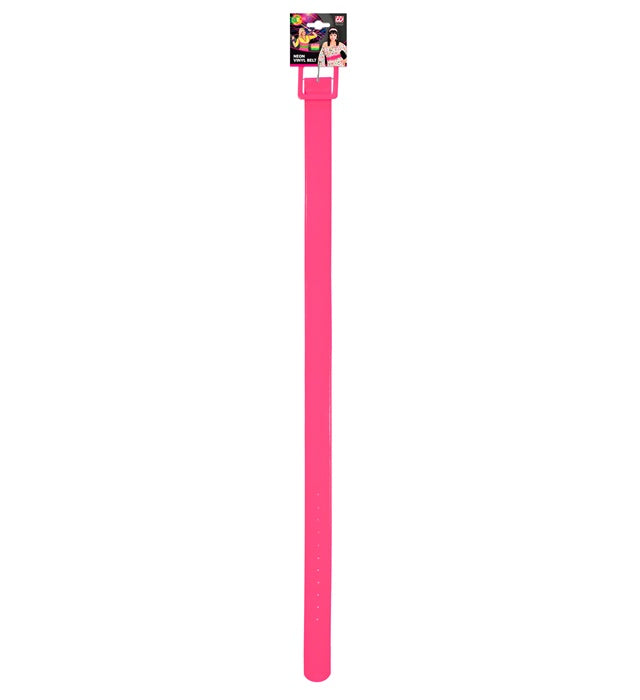 Neon Pink Vinyl Belt