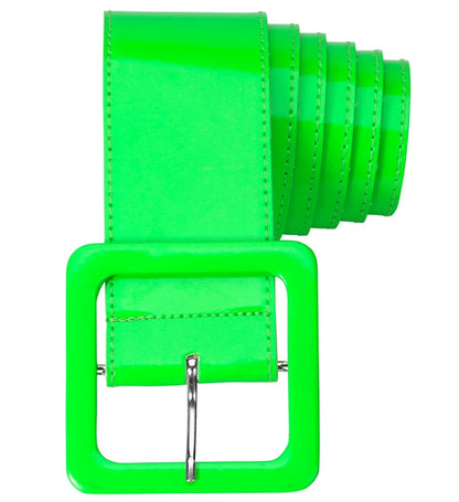 Neon Green Vinyl Belt