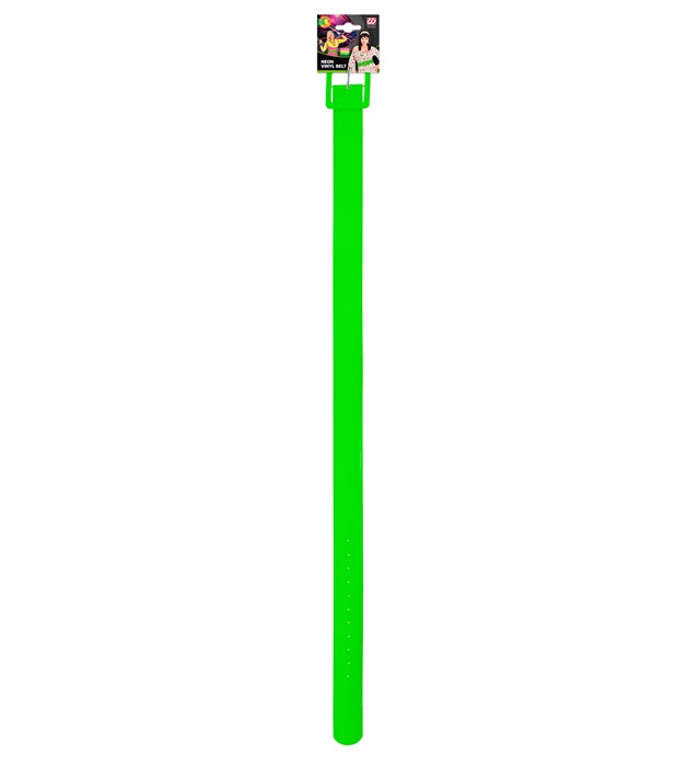 Neon Green Vinyl Belt