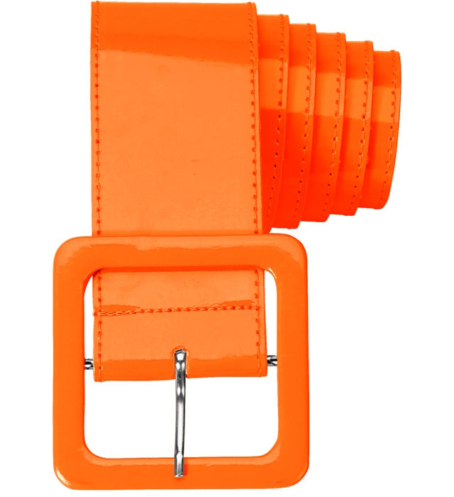 Neon Orange Vinyl Belt