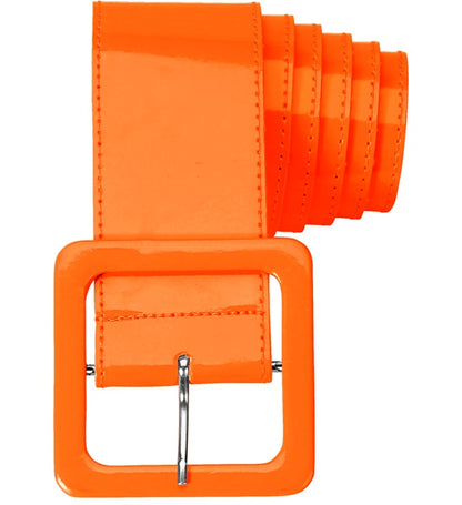 Neon Orange Vinyl Belt