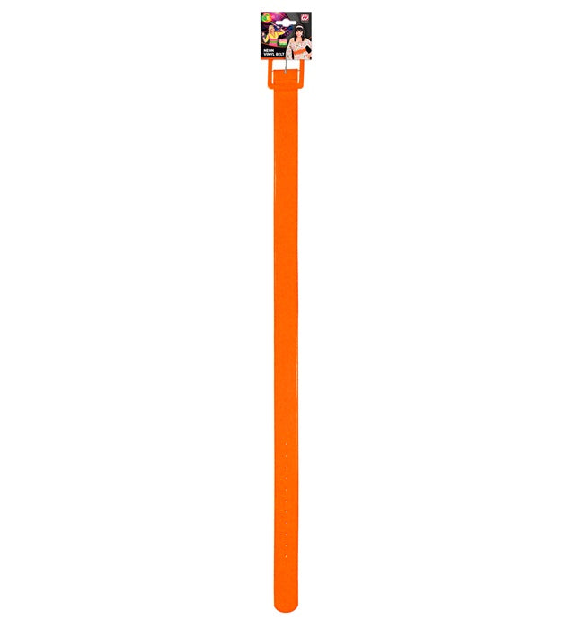 Neon Orange Vinyl Belt