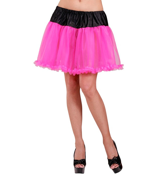 Black/Pink Petticoat Skirt