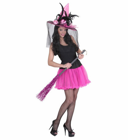 Black/Pink Petticoat Skirt