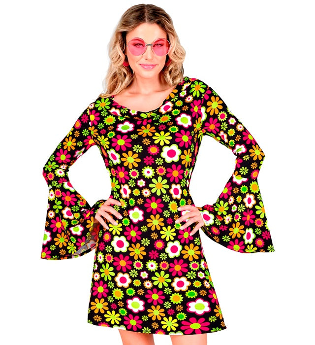The 60S Fashion - Flowers  Dress 