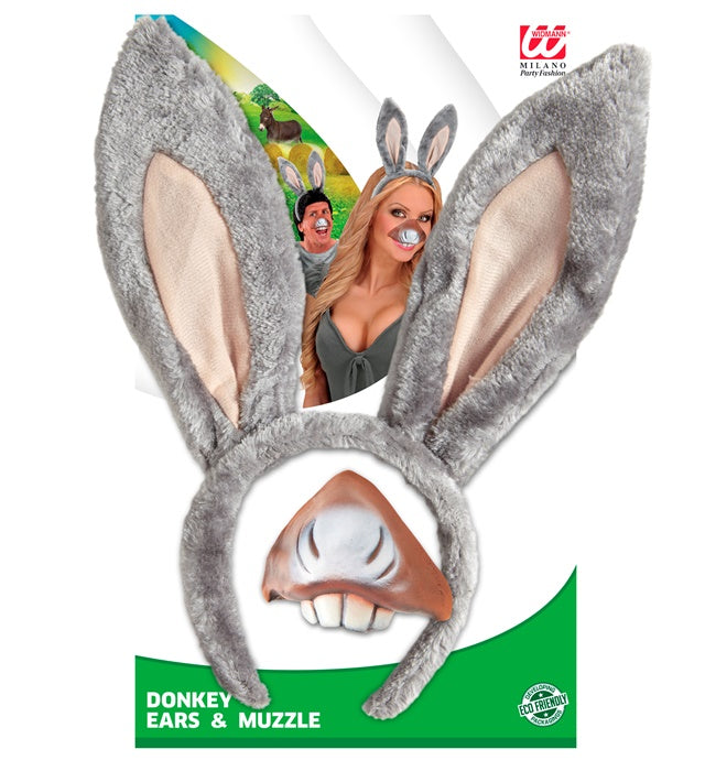 Donkey Sets  Ears, Mouth 