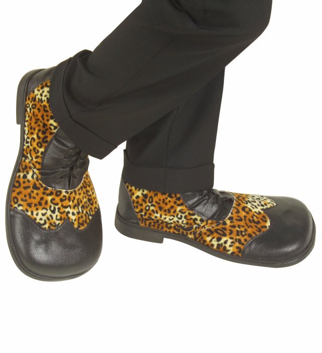 Leopard Party Shoes With Heavy Duty Sole