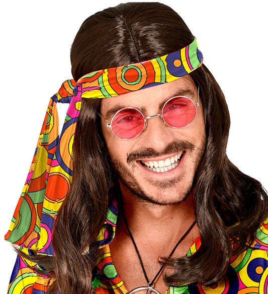 The 70S Groovy Style - Yellow Circles  Headband 