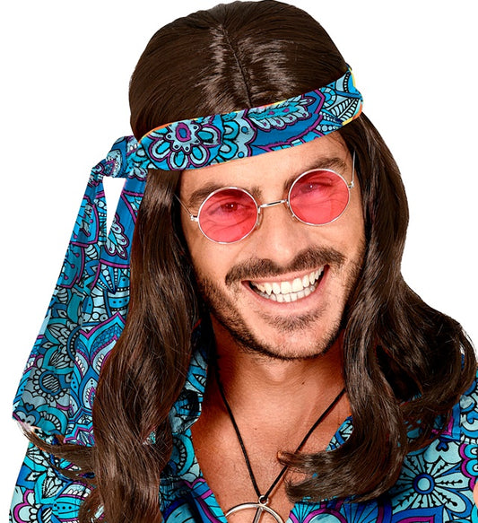 The 60S Fashion - Blue Mandala  Headband 