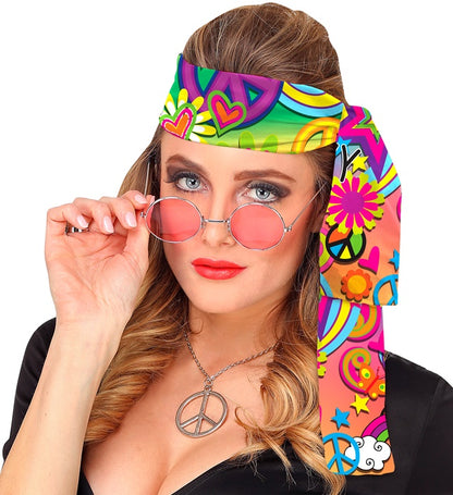 The 60S Fashion - Peace & Love  Headband 