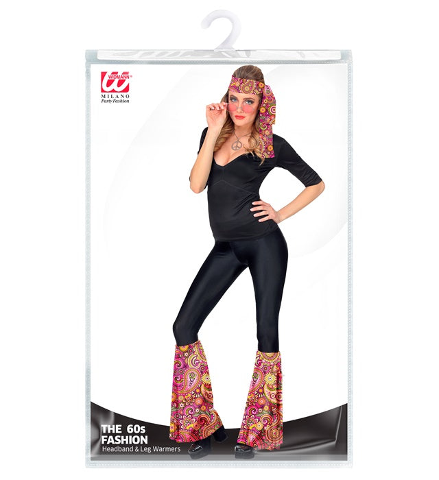 The 60S Fashion - Paisley  Headband &amp; Leg Warmers 