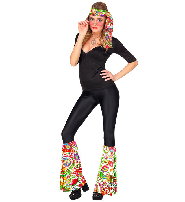 The 60S Fashion - Peace &amp; Paisley  Headband &amp; Leg Warmers 