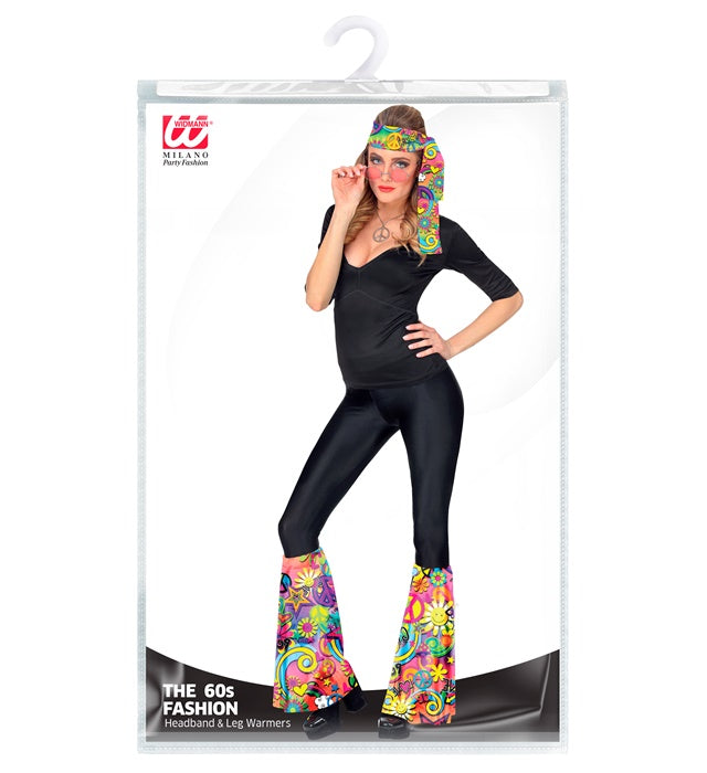 The 60S Fashion - Peace & Love  Headband & Leg Warmers 