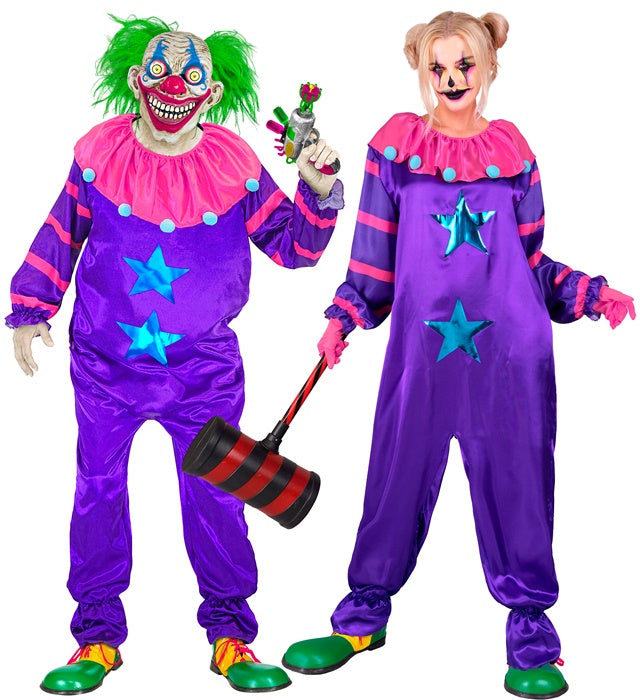 Outer Space Horror Clown  Jumpsuit 