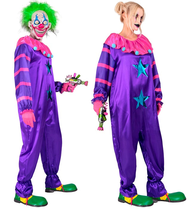 Outer Space Horror Clown  Jumpsuit 