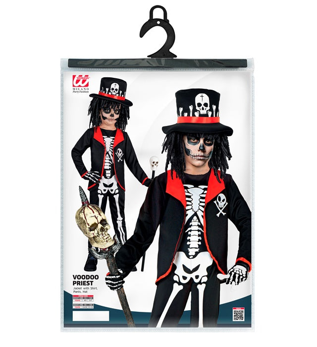 Voodoo Priest  Jacket With Shirt, Pants, Hat 