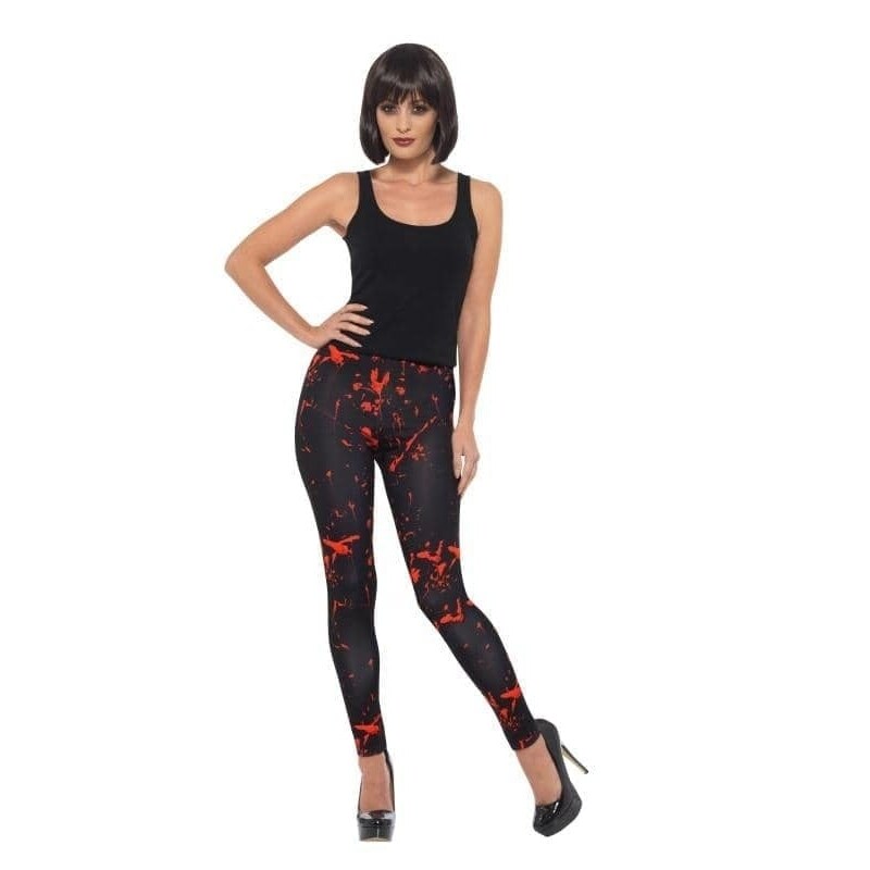 Horror Leggings Adult Black 1