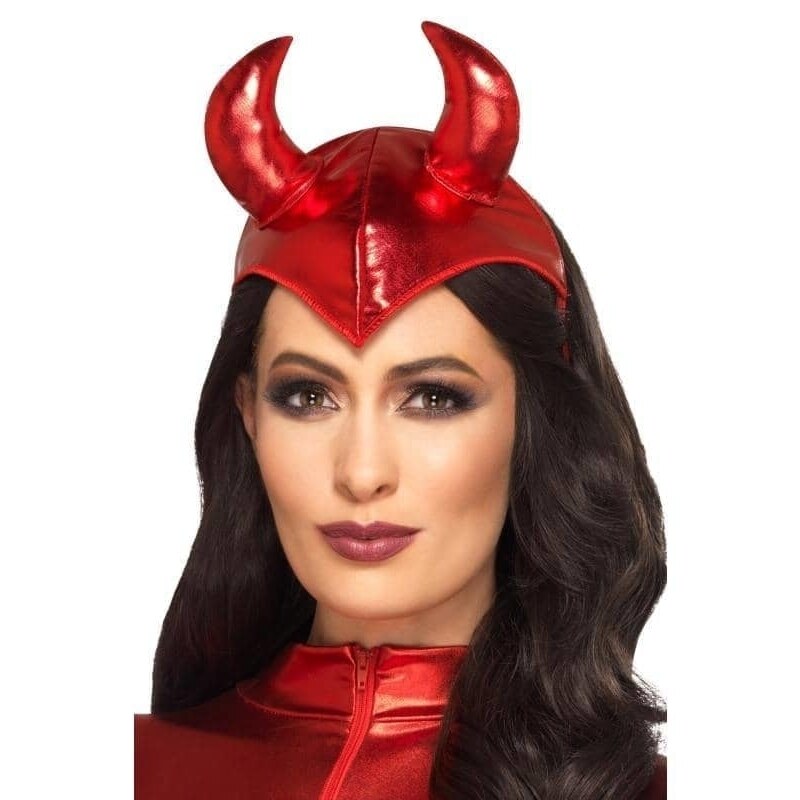 Fever Devil Headband Adult Red 1