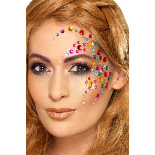 Rainbow Jewel Face Gems Sheet of 100 FX Make Up 1