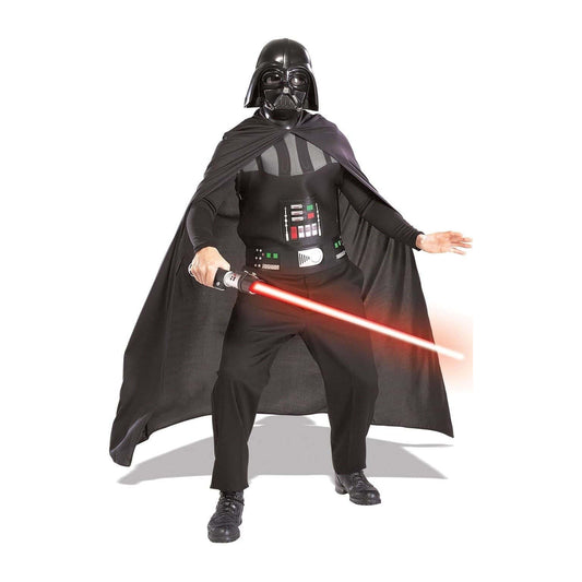 Darth Vader Adult Costume Standard Size Cape Mask Lightsaber Kit 1