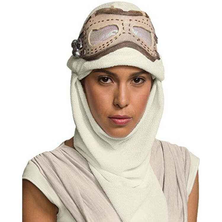 Rey Eye Mask with Hood Adult Scavenger Jedi Force Awakens 1