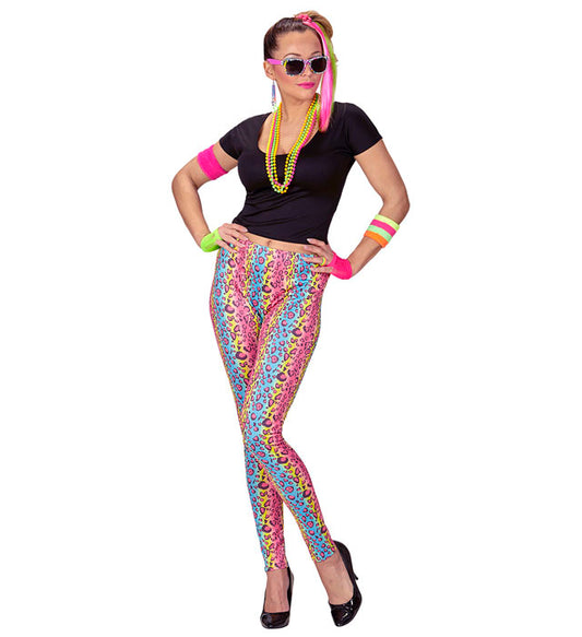 80'S Girl  T-Shirt, Leggings, Necklaces 