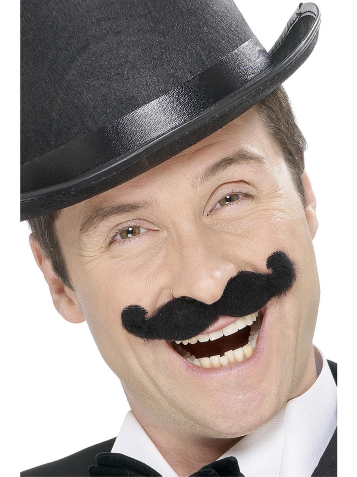 Tales Of Old England Music Hall Tash Black Self Adhesive Costume Accessory