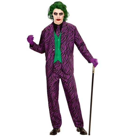 Evil Clown  Jacket With Vest, Pants, Tie 