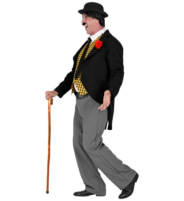 Charlie  Tailcoat With Flower Brooch, Mock Shirt With Vest, Pants, Tie 