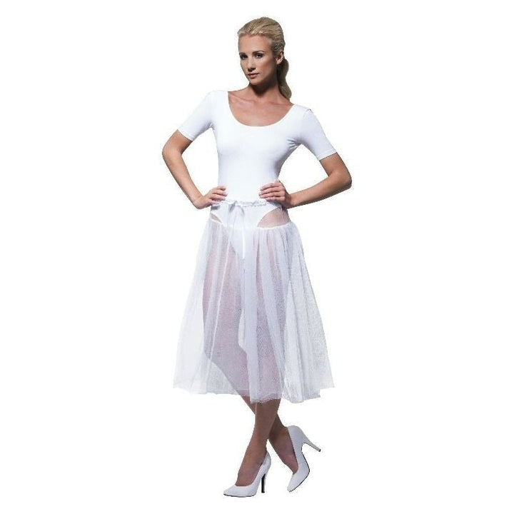 Size Chart 1950s Petticoat Adult White