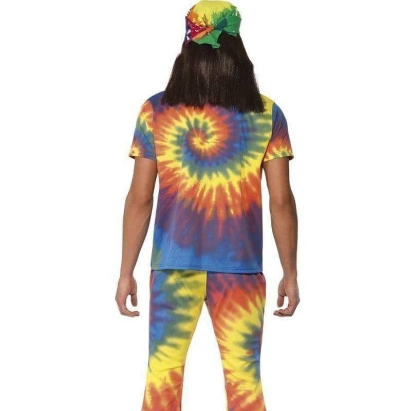 1960s Tie Dye Top and Flared Trousers Adult Rainbow_2